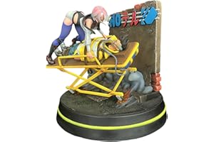 Neamedia Icons Cyberpunk Edgerunners : Diorama ufficiale di David e Lucy, funzione luce, statua in resina da 20 cm, decorazione da gioco per ufficio, soggiorno, XBox, PS5 e PC