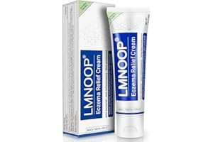 LMNOOP Ekzem-Creme, Salbe zur Behandlung maximaler Stärke bei Hautausschlag, Psoriasis, Dermatitis, Urtikaria, Tinea pedis, Pilzinfektion, Anti-Juckreiz, Linderung für empfindliche, gereizte Haut