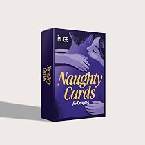 MYMUSE Naughty Card Game for Couples, 50 Cards, 4 Categories, Dare ...