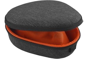 Geekria Shield etui na słuchawki kompatybilne z AfterShokz Shokz OpenRun Mini, Air, OpenRun Pro, OpenRun, OpenComm, zapasowa twarda obudowa, torba podróżna z miejscem na kable (ciemnoszare)