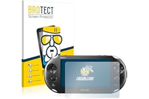 BROTECT Protective Glass for Sony Playstation PS Vita Slim Protective Film Tempered Glass [Extremely Scratch-Resistant 9H, Anti-Fingerprint, Ultra Transparent]