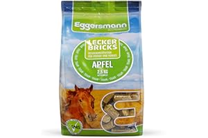 Eggersmann Mein Pferdefutter Eggers Muñeco Sabroso Bricks con Manzana 2,5 kg…