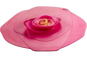 Charles Viancin Rose-Couvercle 28 cm Coperchio di conservazione in Silicone, Rosa