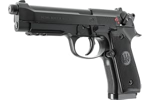 UMAREX Beretta Airsoft Pistole MOD. 92 A1, elektrische Full-Auto Softair Waffe, 0,5 Joule, für 6 mm BB Kugeln, Inkl. Ladegerät und 100 BBS