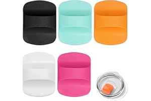 OIHCAZ 5 PCS Colorful Magnetic Slider Replacement for YETI MagSlider Lids, Magnetic Accessories Compatible with YETI Rambler Tumbler 10oz 14oz 16oz 20oz 26oz 30oz