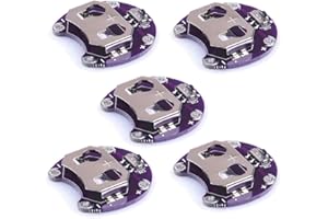Hailege 5 pezzi LilyPad Portabatteria a bottone CR2032 Custodia portabatteria CR2032 Modulo di montaggio della batteria per