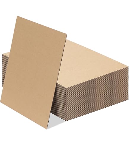 40 Vellen Golfkarton – 4 Mm Dik, 42 X 30 Cm (A3), Natuurlijk Bruin Kraftkarton, 3-laags, Ideaal Voor Knutselen, Verpakking En Bescherming