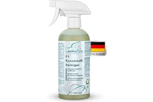 LABROTEC P1 Kunststoffreiniger für Fensterrahmen, Auto innen & außen, Sneaker & Böden (500ml) - Kunststoff Reiniger gegen Verschmutzungen - Plastikreiniger für Rolladen, Jalousien & Gartenmöbel