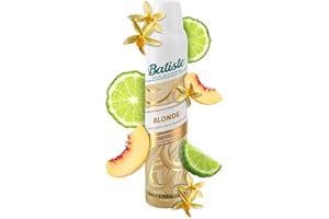 ‎BATISTE Batiste Trockenshampoo Blond 200 ml, Dry Shampoo zum Auffrischen und Stylen der Haare, Haarpflege Spray für helles Haar, Ohne Rückstände, Ohne Ausspülen, Haarstyling mit Farbeffekt