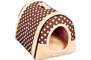 Gaorui 2-in-1 Pet house and Sofa Dog Cat Kennel House Bed Indoor Plush Warm Cushion Foldable Portable