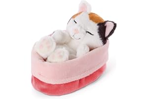 NICI Gatitos dormilones Peluche Gato Color Crema 12cm