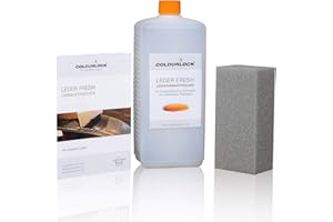‎COLOURLOCK COLOURLOCK® Leder Fresh Tönung (Lederfarbe, Farbauffrischung) 1000 ml passend für Himolla 33 Longlife Soft rettich, beseitigt Schrammen, Ausbleichungen und Abnutzung an Leder und Kunstleder
