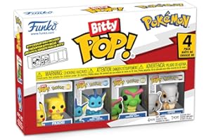 Funko Bitty Pop! Pokemon - Pikachu - 4 Packet Une Mini-Figurine Mystère en Surprise - 2.2 Cm Collectionnable - Étagère Empilable Incluse