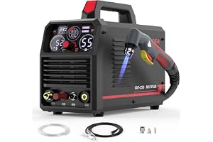 YESWELDER Plasmaskärare 55A 230V, Kontaktfri Pilotbåge | 4 i 1, plåtskärning, gallerskärning, mejsling, markering, utan högfr