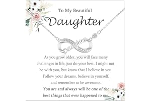 EPVID Gifts for Mum Daughter Sister Nana Granddaughter, Infinity Necklace for Women Girls, Perfect Christmas Mothers Day Birthday Valentines Gifts, Stocking Fillers for Women