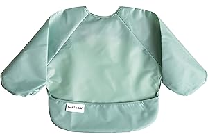 Tiny Twinkle Baby Bibs Mess Proof Baby Bib Waterproof Feeding Bibs Weaning Bibs For Toddlers 6-24months Machine Washable and Adjustable Side Closure Great for Travel Baby Food Bibs