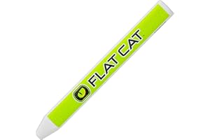 FLAT CAT Unisex-Erwachsene Standard Golf Putter Grip Golfgriff, Grün/Weiß