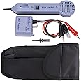 Wire Tracer Kit,Tone Generator Kit,200EP Cable Toner Detector Network Cable Tracing Tester Kit Circuit Tester Audio Adjustable Induction Amplifier Cable Toner Detector