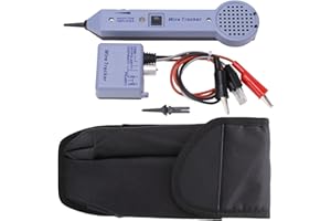 Yosoo Health Gear Tone Generator and Probe Kit, Network Cable Tracing Tester, Wire Tracer Circuit Tester, Cable Toner Detector Finder, Induction Amplifier, Cable Tester Kit with Adjustable Volume