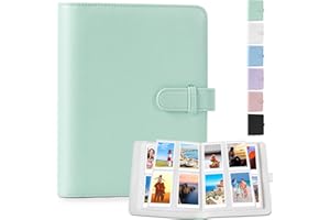 DUNSOO 256 Pockets Instax Mini Album, Polaroid Photo Album, 2 x 3 Inch Photo Fujifilm Mini 12 11 99 40 Film, for Polaroid Snap/PIC-300/SocialMatic Instant & Zip Printers