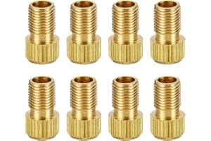 BIRLOZA Adaptador de válvula de bicicleta todos los adaptadores de válvula con anillo de estanqueidad, adaptador de bomba de aire adaptador de válvula francesa para bomba de bicicleta bomba de