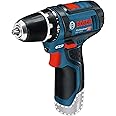 Bosch Professional 12V System Trapano-Avvitatore a Batteria Gsr 12V-15 (senza Batteria e Caricabatteria Non Incluse)