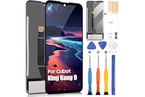 ARSSLY LCD Schermo per Cubot King Kong 9 Display per Cubot Kingkong 9 D-HPY F663343 Sostituzione dello Schermo Touchscreen Digitazer Assembly con Strumenti (Nero)