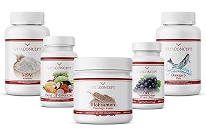 ‎VITACONCEPT PRAXIS FÜR ANTI-AGING-MEDIZIN Stoffwechselkur HCG Diät I Stoffwechselkur 21 Tage Produkte I HCG Stoffwechselkur Komplettpaket I Inklusive Darmsanierung I VITACONCEPT