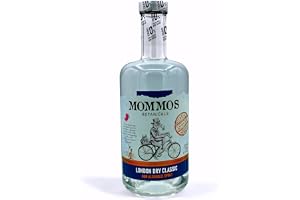 Mommos London Dry Klassisk 0,0% – ALTERNATIV KLASSISK GIN – Utan alkohol – Utan kalorier – Utan socker – Premium – Spritdryck 0% – 700 ml