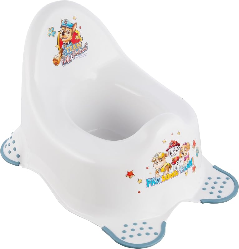 keeeper Paw Patrol Babytopf, Ab ca. 18 Monate bis ca. 3 Jahren, Anti-Rutsch-Funktion, Adam, Weiß
