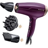 Remington Your Style 2300W Lightweight Ionic Hair Dryer, Volume, Diffuser, Concentrator, Volume Booster, 3 Temperature Settin