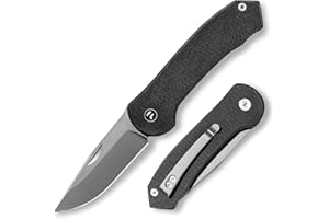 FUJUNI 7,25cm Coltello Tascabile, Coltello Pieghevole con Manico G10 e Lama in Acciaio VG10, Clip Da Tasca Per Trasporto Profondo, Coltelli Pieghevoli,Coltelli Da Tasca,Per Uomo Regalo,Nero