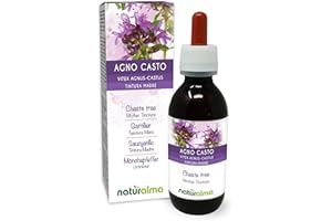‎NATURALMA Mönchspfeffer (Vitex agnus-castus) Früchte Alkoholfreier Urtinktur Naturalma - Flüssig-Extrakt Tropfen 120 ml - Nahrungsergänzungsmittel - Veganer