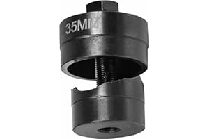 CON:P Blechlocher 35mm für Spültischarmaturen - Stahl - Präzise Lochstanzung - Langlebige Qualität - Einfache Handhabung / Lochschneider / Lochstanzer Spüle / Sanitär Werkzeug / SA185