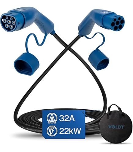 Voldt Laadkabel type 2 - 3 fase 16A - 8 meter