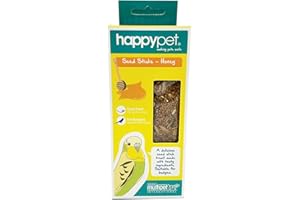 HappyPet Tweeter's Treats Seed Sticks for Budgies, Honey, packaging may vary