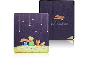 WYTONG Étui de Protection en Cuir Peint Kindle Oasis, Compatible Uniquement avec Le Tout Nouveau Kindle Oasis de 7 Pouces [10e génération, Version 2019 et 9e génération, Version 2017]