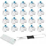 CoastaCloud Clavier AZERTY Bluetooth 3.0 Étui Housse pour Tout système Windows Android Tablette PC 9.0-10.6 Pouces Touchpad Tactile