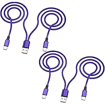 USB-C Splitter-Kabel – 2-in-1 Spiralkabel, USB-A Auf Dual Typ-C, 5,9 Ft, Schnellladung 44W, Für Auto & Handys