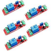 MODULO TEMPORIZZATORE 12V RITARDO REGOLABILE NE555 TIMER RELE' RELA - Foto 4