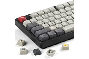 GMKWTL XDA Profile PBT Keycap Set, Retro Game Console Custom Keycaps, XVX Keycaps 60 Percent,Dye-Sublimation Keycaps Suitable for Most 65% 75% 100% Gateron Cherry MX Switches Mechanical Keyboard
