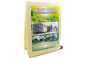 CiciIng Protezione invernale per piante 80X120CM, protezione per piante invernale con cerniera e coulisse, protezione antigelo per piante in vaso, palme, ulivo, oleandro (Beige)