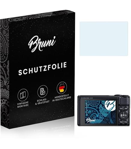 Bruni Displayschutzfolie Für Canon PowerShot SX720 HS – 2x Ultraklare, Kratzfeste Schutzfolien, Made In Germany