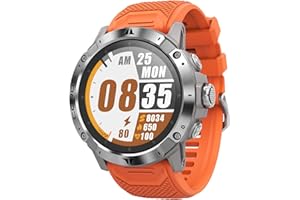 COROS VERTIX 2 Adventure GPS Watch, Ultra-Long 60 Days Battery Life, Dual-Frequency GPS, On-wrist Navigation, Offline Maps, Heart Rate Monitor, Track Sleep, Running, Biking, Skiing, Climbing-Lava