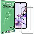 AOKUMA Tempered Glass for Motorola Moto G13 Screen Protector, [2 Pack] Premium Quality Guard Film, Case Friendly, Shatterproof, Shockproof, Scratchproof oilproof