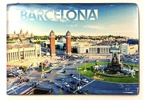 FIICO generisch Barcelona Plaça d'Espanya -Spanien Souvenir-Kühlschrankmagnet Spain Fridge Magnet 250915