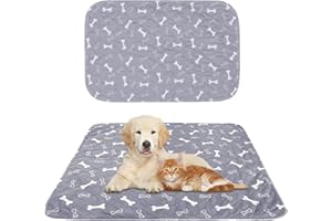 ETELIAR 2 podkładki pod mocz dla zwierząt domowych, podkładka edukacyjna dla szczeniaków, nadaje się do prania, wielokrotnego użytku, do treningu, kolor szary