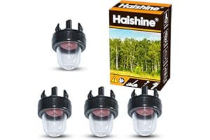 Haishine General Snap-in Primer Bulb for Stihl/Weed Eater/McCulloch//Ryobi/Husqvarna/Echo Carburettor Chainsaw Trimmer (4PCS)