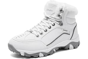 Littleplum Damen Winterstiefel Warm Gefüttert Trekking Schuhe Herbst Outdoor Schneestiefel Winterschuhe