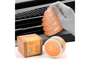 ToysButty Car Cleaning Gel, Interior Car Accessories Car Cleaning Kit with High End Orange Scented Car Putty,Dust Cleaning Slime For Tech Keyboard Apple Laptop, Car Cleaning Products